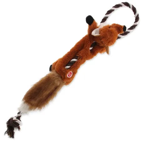 Igračka Dog Fantasy Skinneeez lisica s užetom 57,5cm