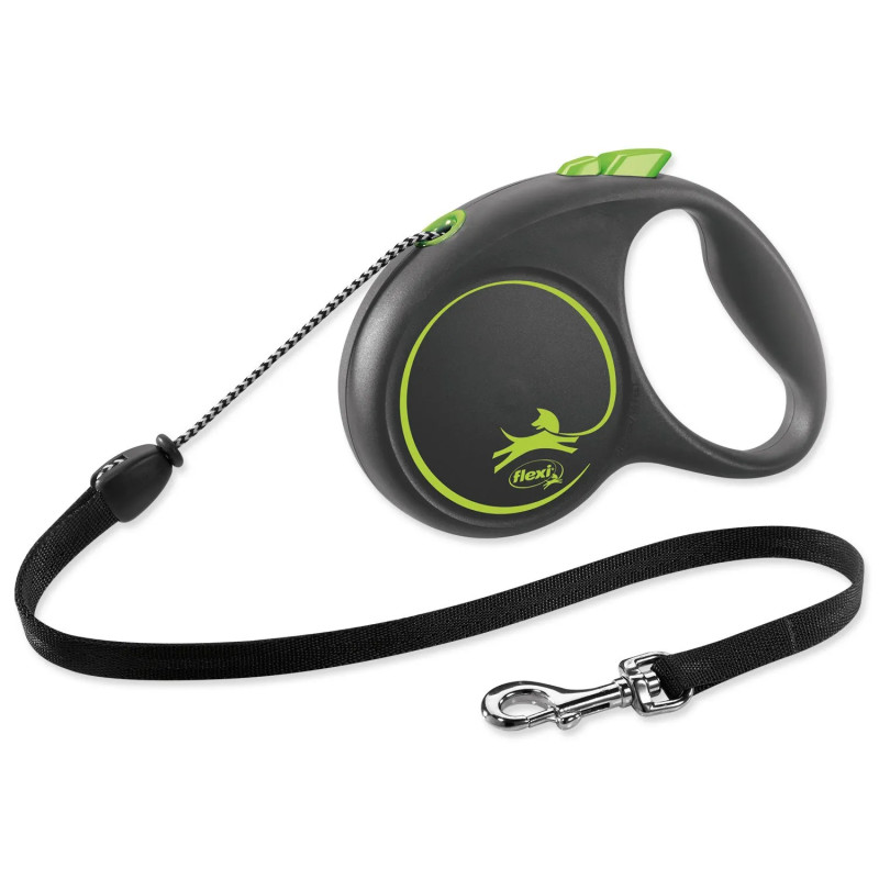 Povodac Flexi Black Design sajla M zelena 5 m