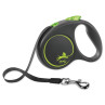Povodac Flexi Black Design traka S zelena 5m