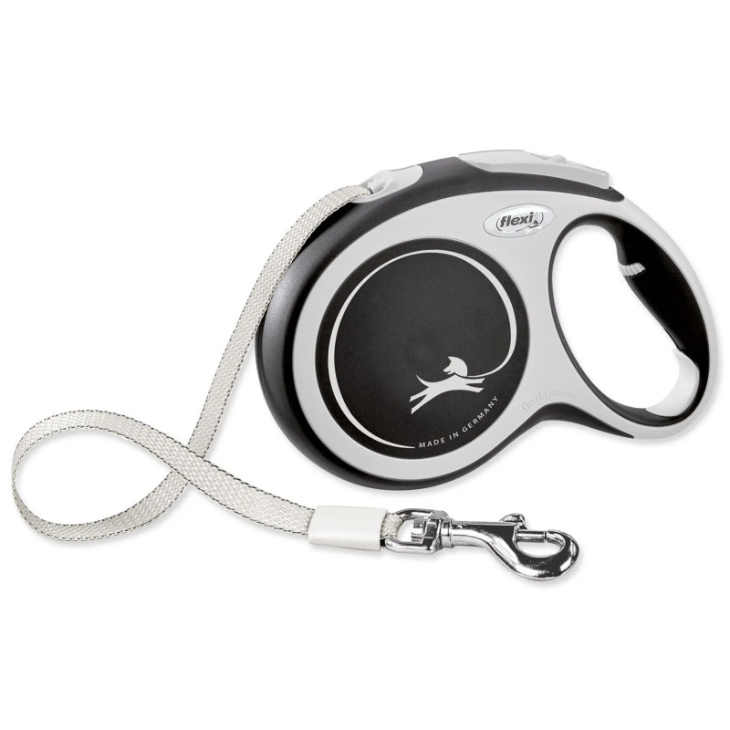 Povodnik Flexi New Comfort traka L crna 8m