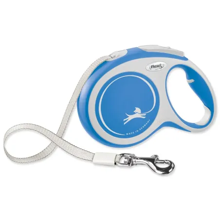 Povodac Flexi New Comfort traka L plavi 8m