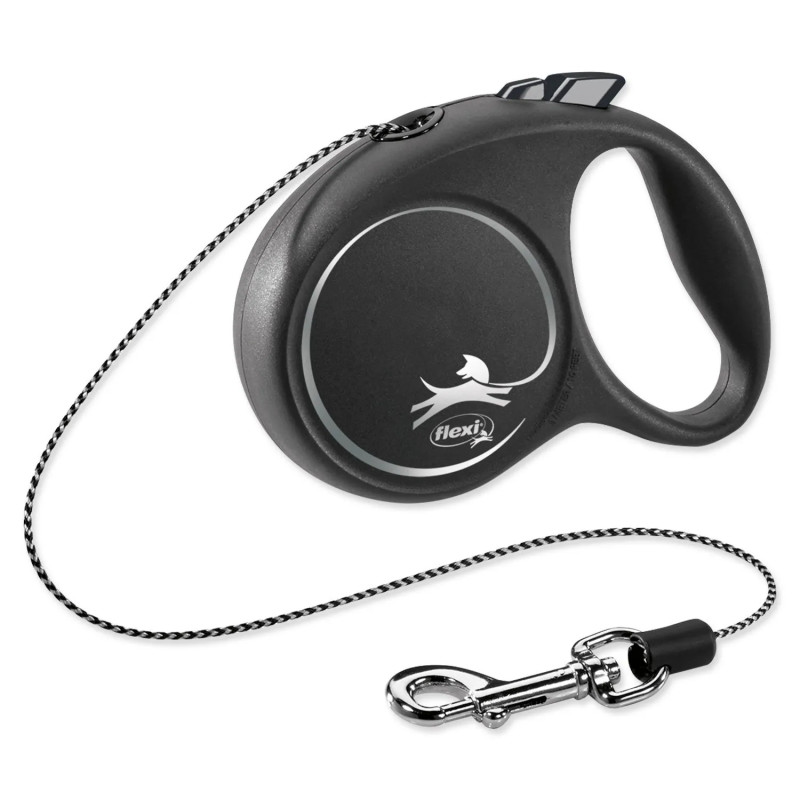 Povodac Flexi Black Design lanko XS crni 3m