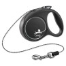 Povodac Flexi Black Design lanko XS crni 3m