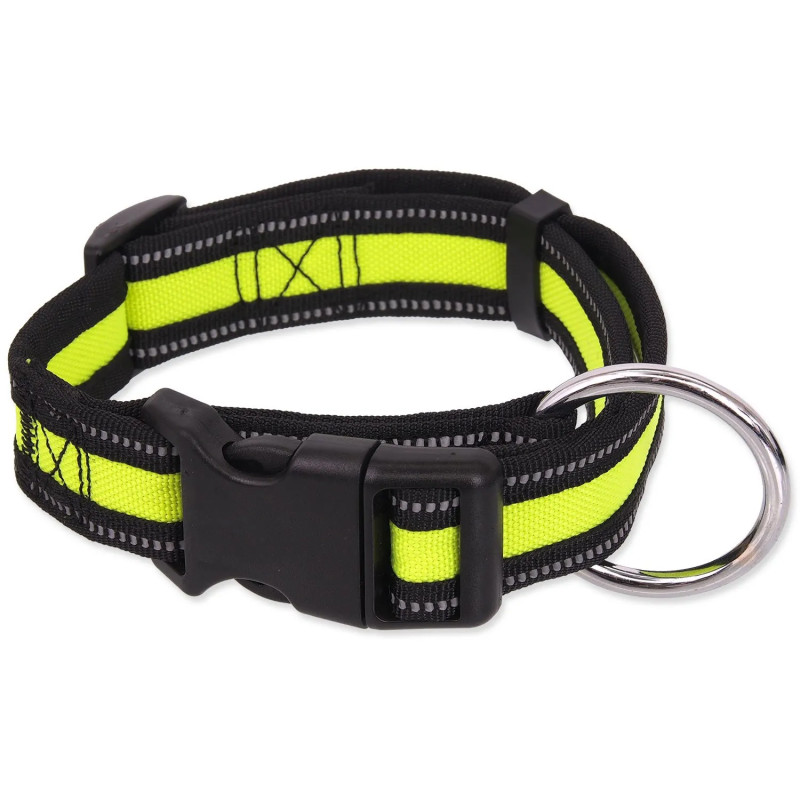 Ogrlica za psa Dog Fantasy Neopren L limeta 3,2x39-60cm