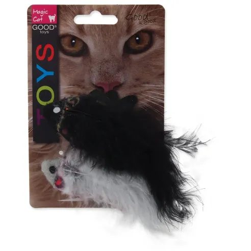 Igračka Magic Cat s uzorkom, šuštajuća i s catnipom, mix 11 cm 2 kom