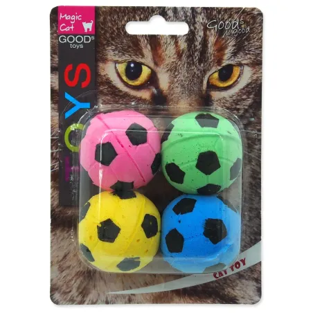 Igračka Magic Cat pjenasta nogometna loptica 3,75 cm 4 kom