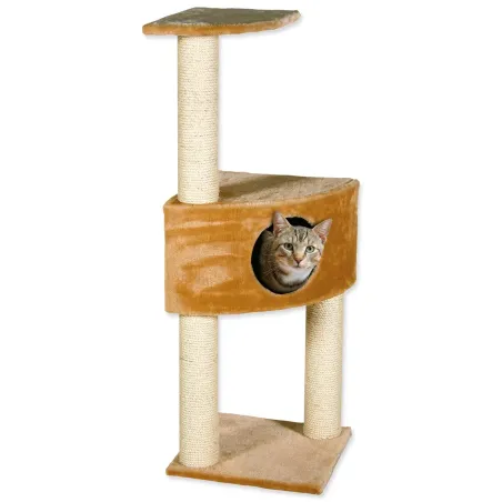 Ležaljka za mačke Magic Cat Irena, bež, 35x35x109 cm