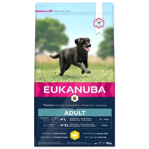 Hrana za pse EUKANUBA Adult Large & Giant 3kg