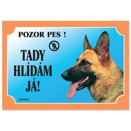 Ploča Dafiko njemački ovčar profil