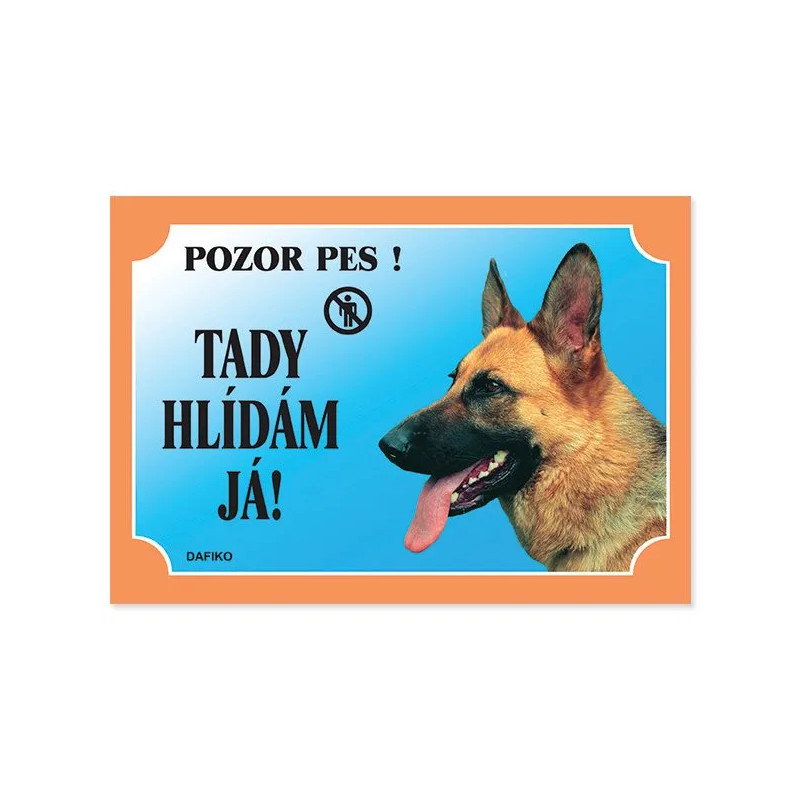 Ploča Dafiko njemački ovčar profil