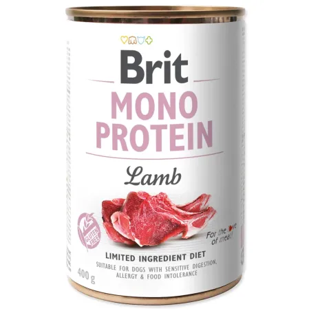 Konzerva Brit Mono protein jagnje 400g