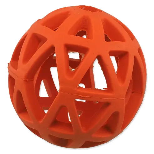 Igračka Dog Fantasy lopta s rupama narančasta 9 cm