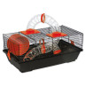 Kavez Small Animals Libor crna, oprema narančasta 50,5x28x21cm