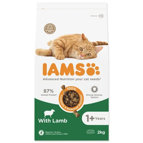 Hrana za odrasle mačke IAMS Lamb 2 kg