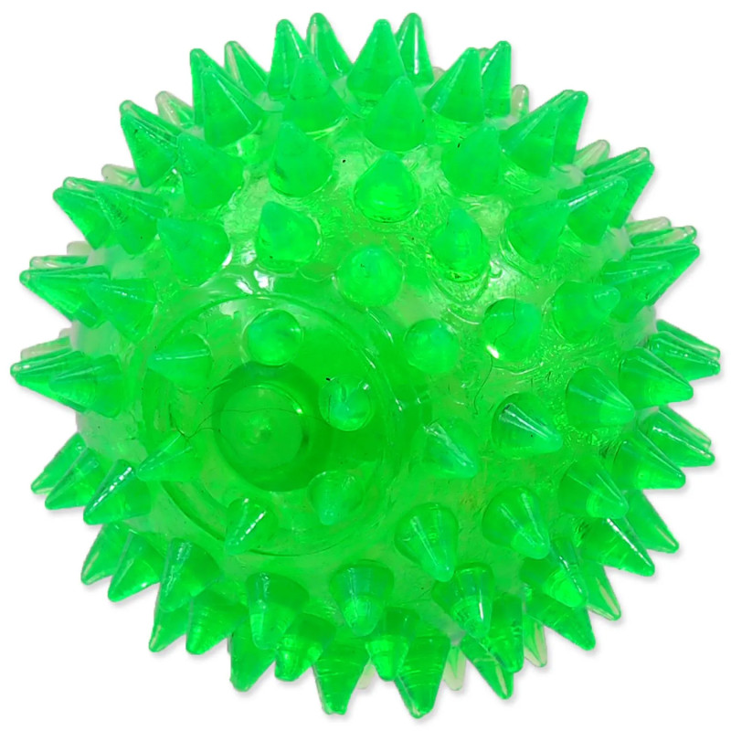 Igračka Dog Fantasy piskajuća lopta zelena 6 cm
