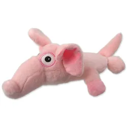 Igračka Dog Fantasy Silent Squeak ružičasti slon 26 cm