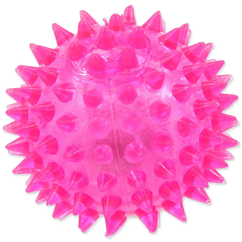 Igračka Dog Fantasy LED lopta ružičasta 6 cm
