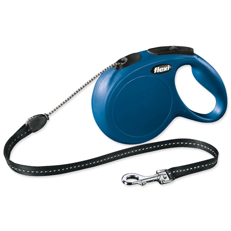 Povodac Flexi Classic New lanko M plavi 8m
