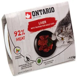 Posudica Ontario pašteta od jetre s taurinom 115 g