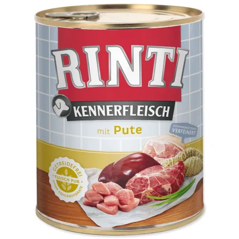 Konzerva Rinti Kennerfleisch Adult puretina 800g