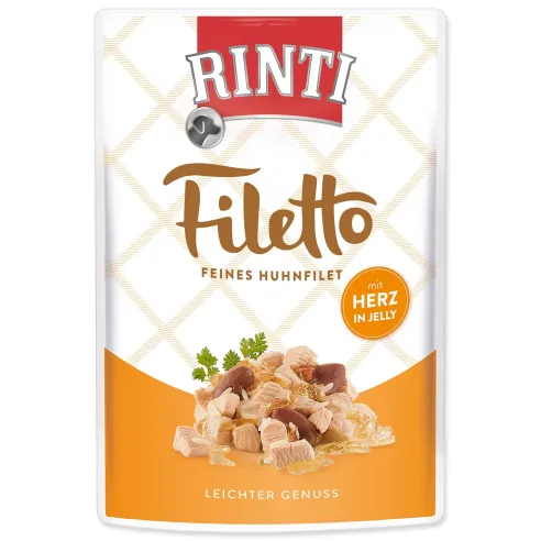 Rinti Filetto piletina & pileće srce u želeu 100 g