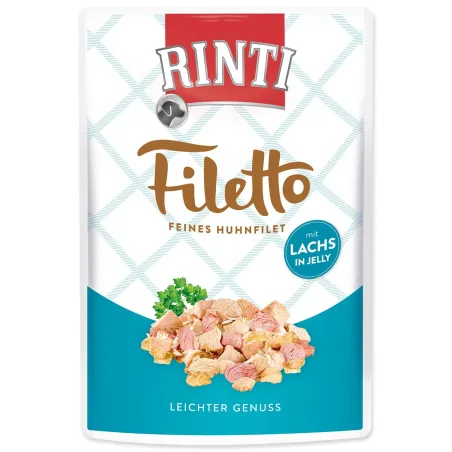 Kapsica Rinti Filetto Adult piletina i losos u želeu 100 g