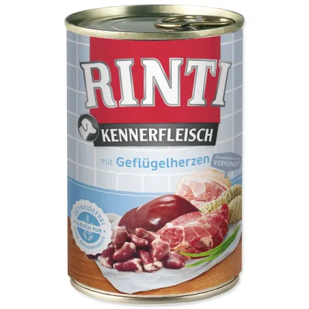 Rinti Kennerfleisch Adult – konzervirana hrana s purecim srcem, 400 g