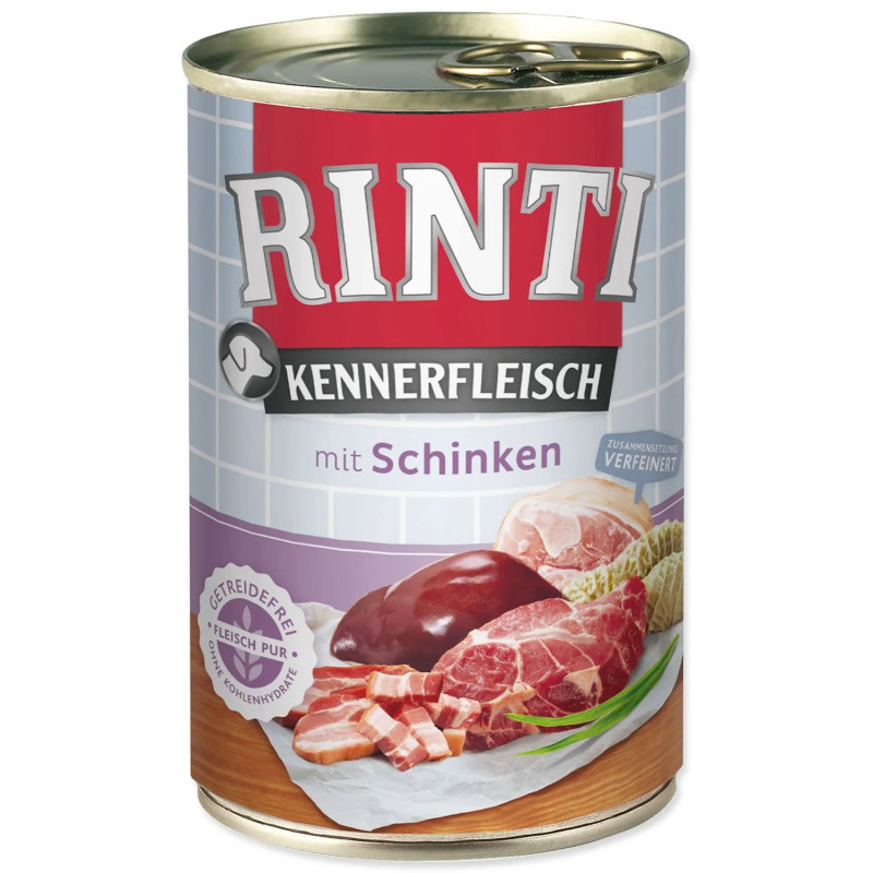 Konzerva Rinti Kennerfleisch Adult šunka 400 g