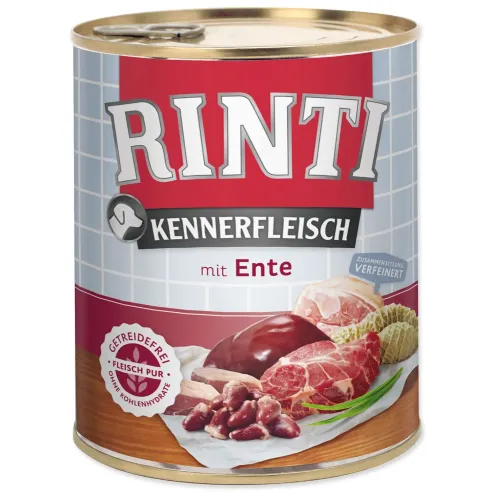 Konzerva Rinti Kennerfleisch Adult patkino srce 800 g