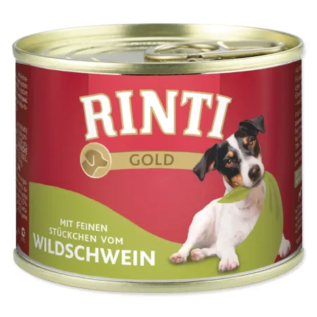 Konzerva Rinti Gold Adult divlja svinja 185g