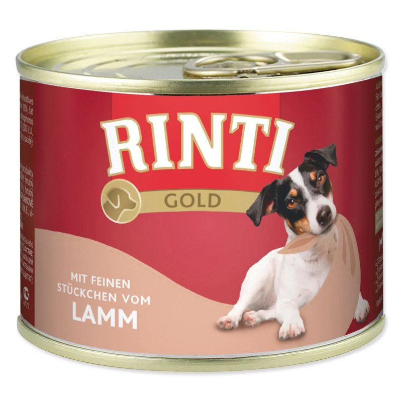 Konzerva Rinti Gold Adult jagnje 185 g