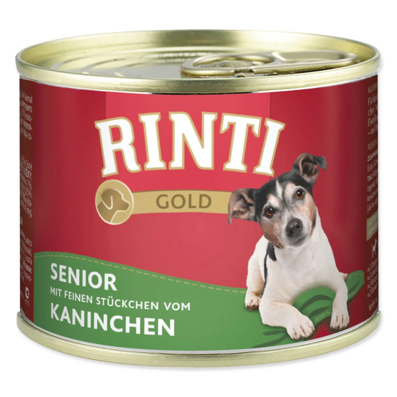 Konzerva Rinti Gold Senior zec 185g
