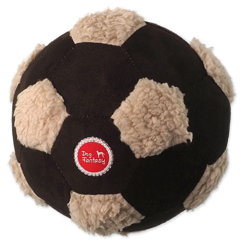 Igračka Dog Fantasy Snuggle lopta mix boja s pištaljkom 15 cm