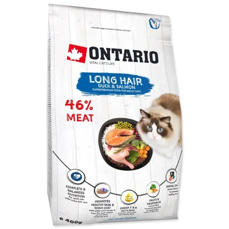 Hrana Ontario Cat Longhair 0,4kg