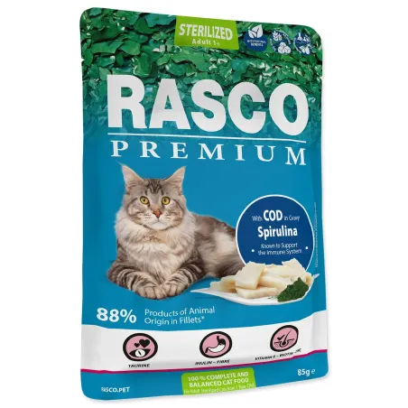 Kapsica Rasco Premium Sterilized treska sa spirulinom 85g
