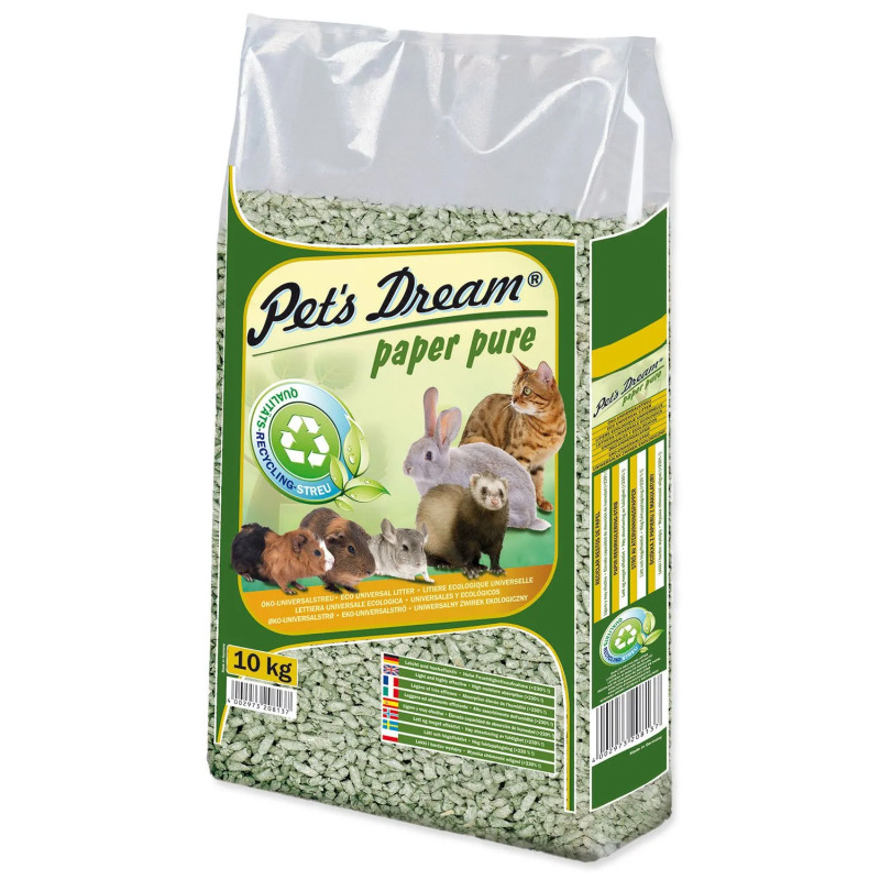 Pelete Pet's Dream Paper Pure 10 kg