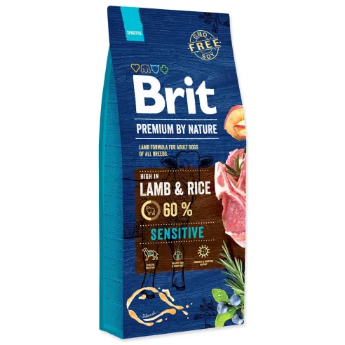 Hrana Brit Premium by Nature Sensitive Lamb 15 kg