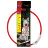 Ogrlica Dog Fantasy LED najlon crvena 65 cm