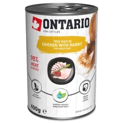 Konzerva Ontario piletina i kunić, pašteta 400g