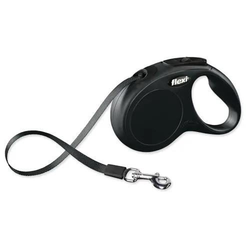 Povodac Flexi Classic New traka S crna 5 m