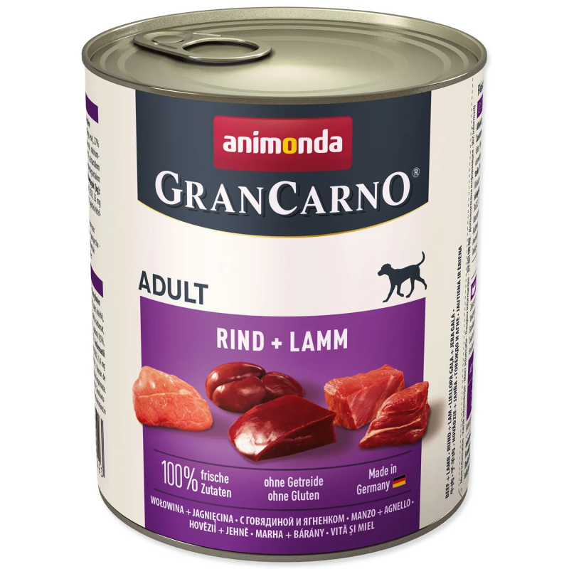 Konzerva Animonda Gran Carno Adult govedina i janjetina 800g
