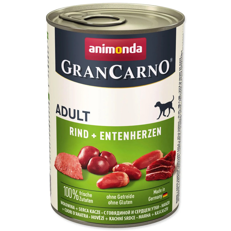 Konzerva Animonda Gran Carno Adult goveđe i patkino srce 400g