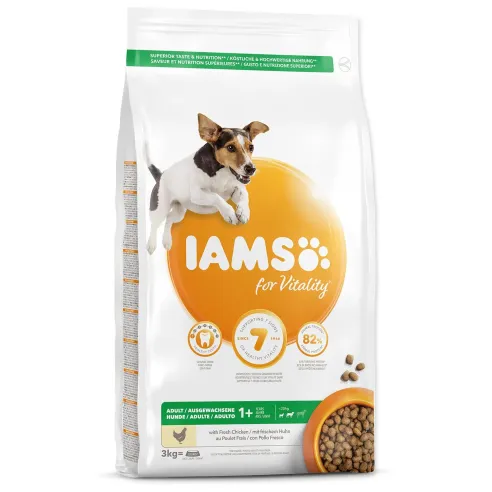 Hrana IAMS Dog Adult Small & Medium piletina 3 kg