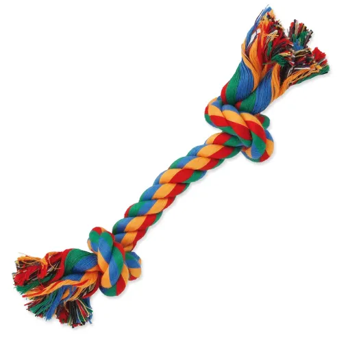 Igračka Dog Fantasy pamučni čvor, šareni, 2 čvora, 20 cm