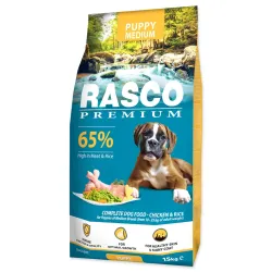 Hrana Rasco Premium Puppy Medium piletina s rižom 15 kg