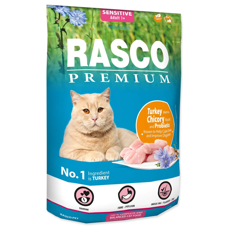 Hrana Rasco Premium Sensitive puretina s korijenom cikorije i probioticima 0,4 kg