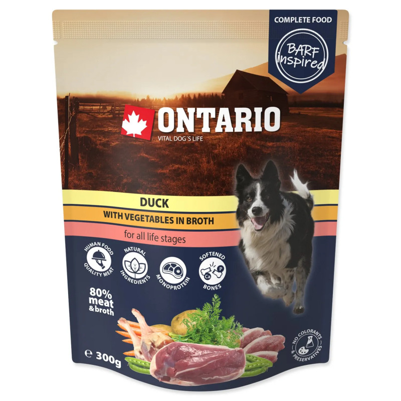 Kesica Ontario patka s povrćem u temeljcu 300g