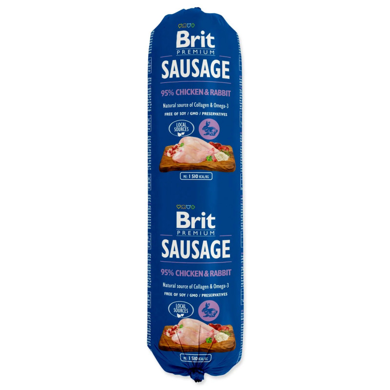 Salama Brit Sausage piletina i zec 800g