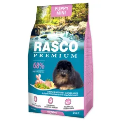 Hrana Rasco Premium Puppy Mini piletina s rižom 3kg