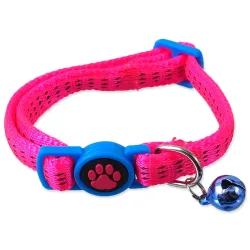 Ogrlica Magic Cat Nylon XS ružičasta 1x19-31cm